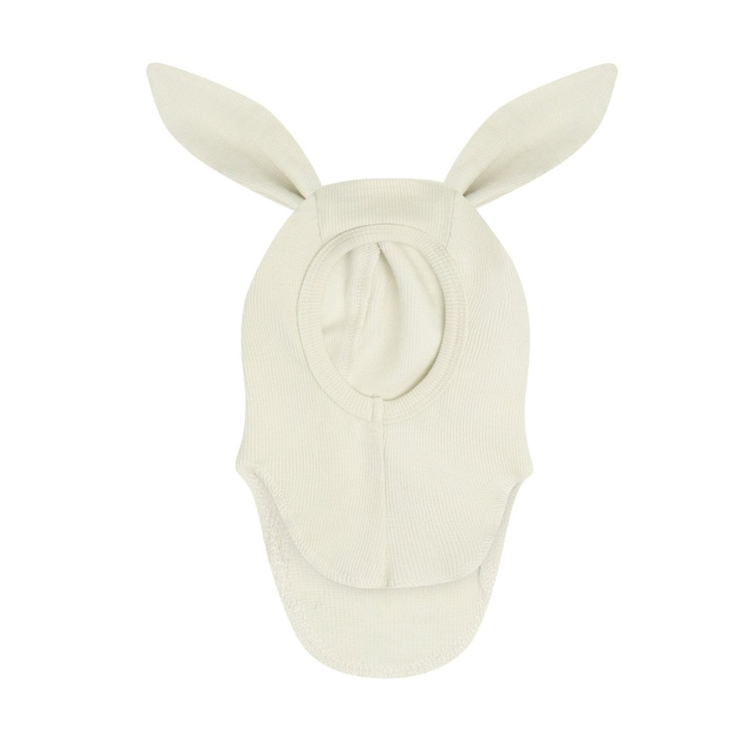 HUTTEliHUT | Balaclava Bunny Ears Wool Rib - Tofu | Torgunns Barneklær AS