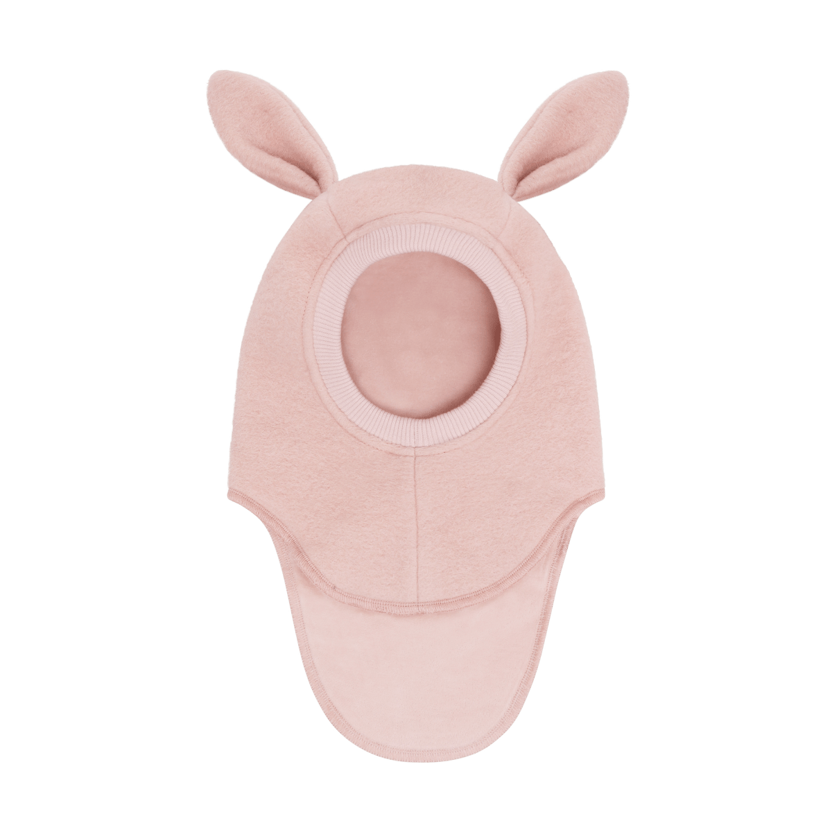 HUTTEliHUT | Balaclava Bunny Ears Wool - Rose Smoke | Torgunns Barneklær AS
