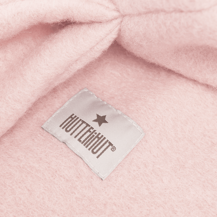 HUTTEliHUT | Balaclava Bunny Ears Wool - Rose Smoke | Torgunns Barneklær AS
