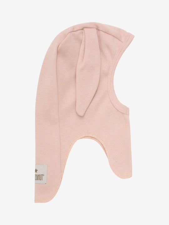 HUTTELiHUT Balaclava Ears Cotton Rib - Mahogany Rose | Torgunns Barneklær AS