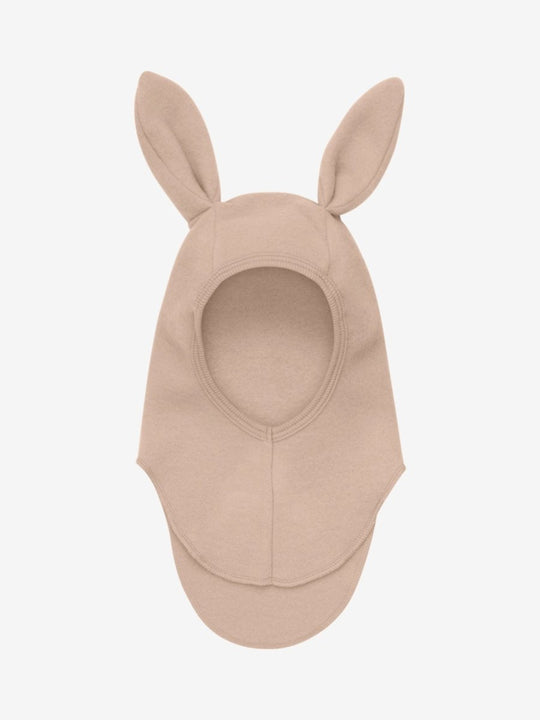 HUTTEliHUT | Balaclava Ears Wool Fleece - Mahogany Rose | Torgunns Barneklær AS