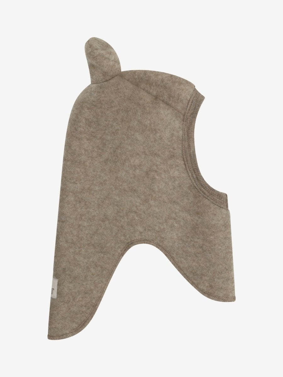 HUTTEliHUT | Balaclava Ears Wool Fleece - Savannah Melange | Torgunns Barneklær AS