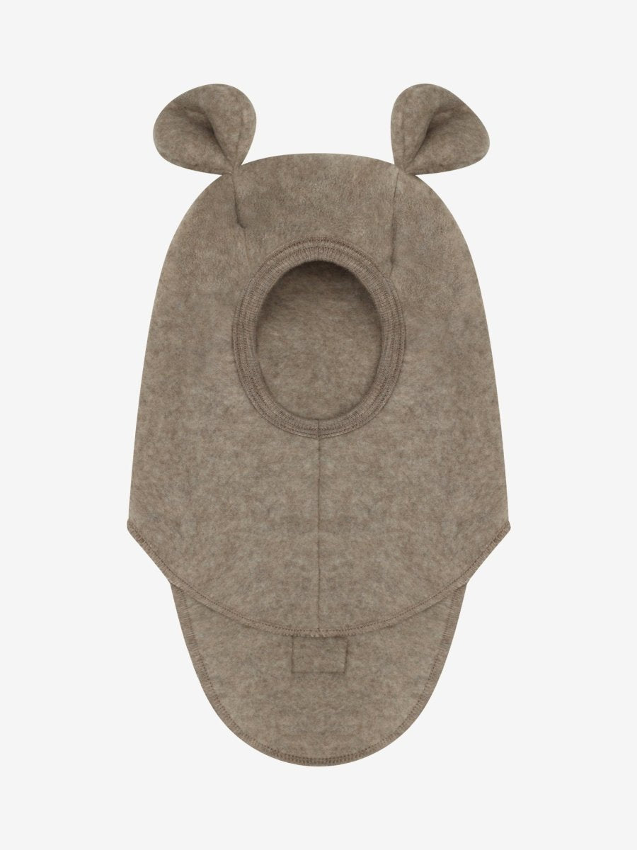 HUTTEliHUT | Balaclava Ears Wool Fleece - Savannah Melange | Torgunns Barneklær AS