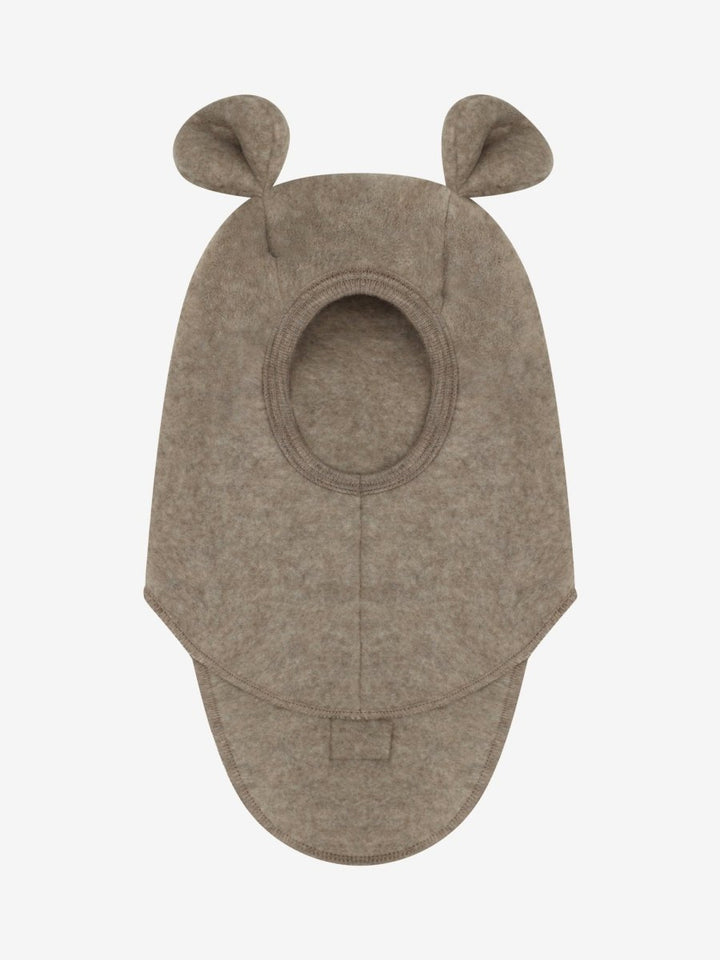 HUTTEliHUT | Balaclava Ears Wool Fleece - Savannah Melange | Torgunns Barneklær AS