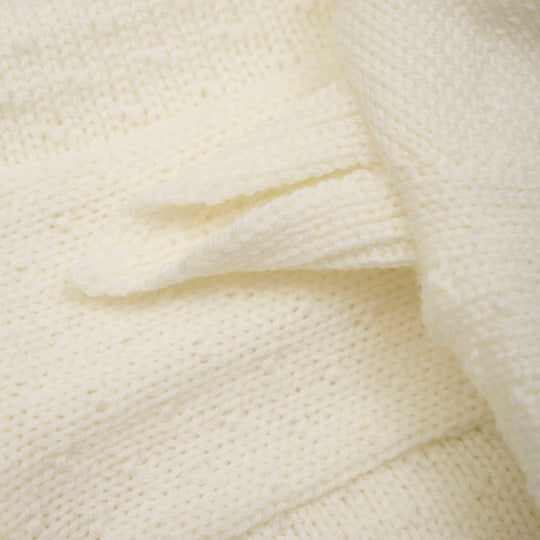 HUTTELiHUT | Balaclava Ears Wool Knit - Antique White | Torgunns Barneklær AS