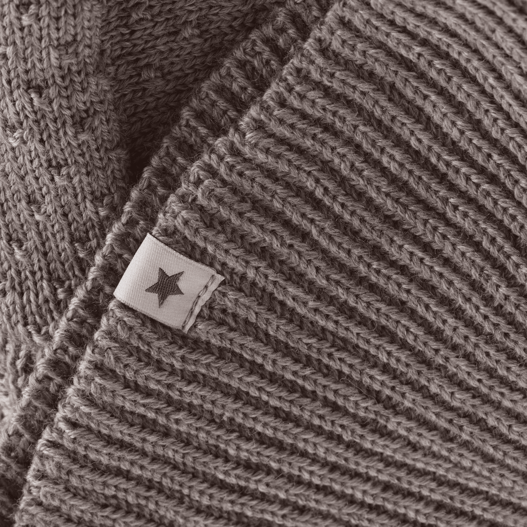 HUTTEliHUT | Balaclava Ears Wool Knit - Cinder Melange | Torgunns Barneklær AS
