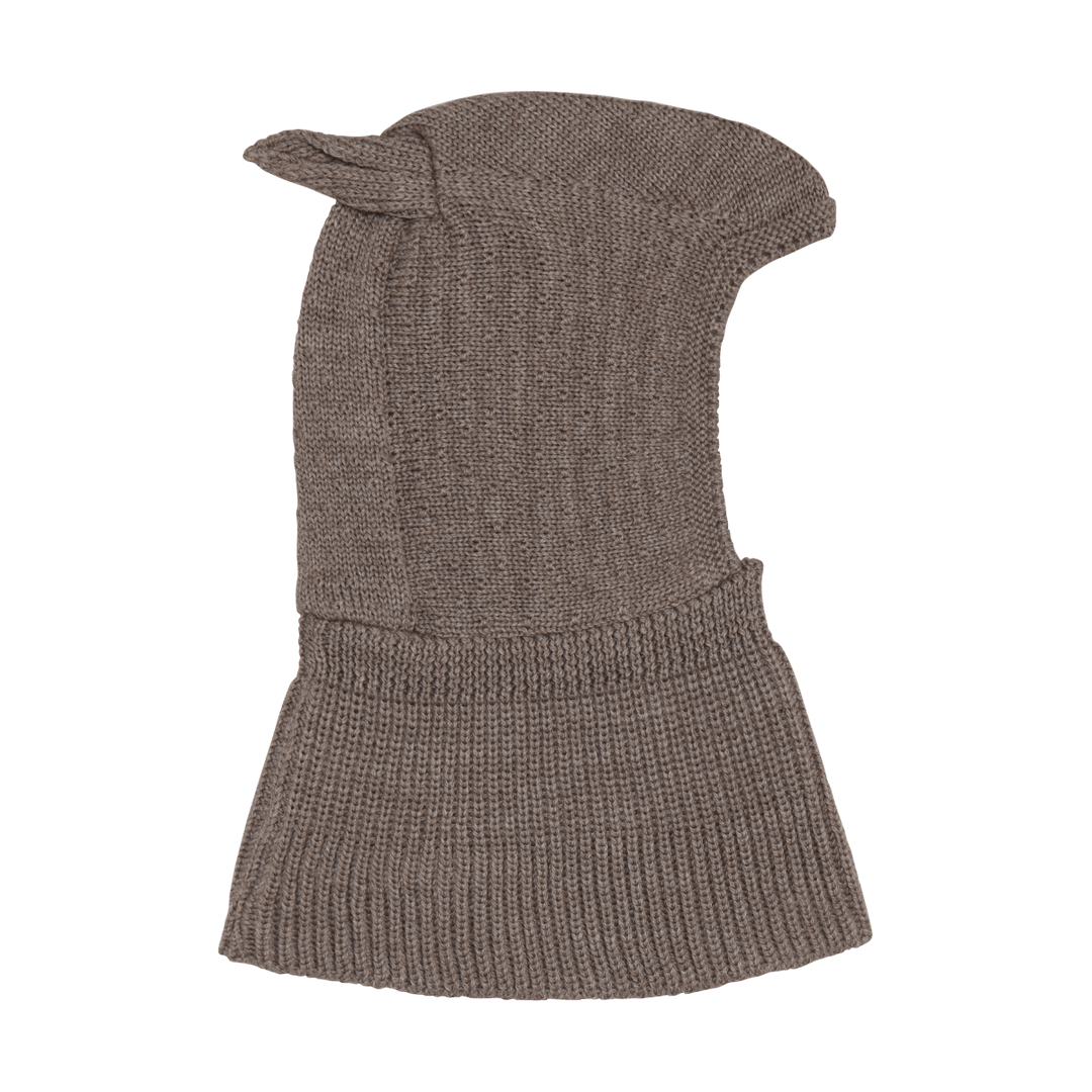 HUTTEliHUT | Balaclava Ears Wool Knit - Cinder Melange | Torgunns Barneklær AS