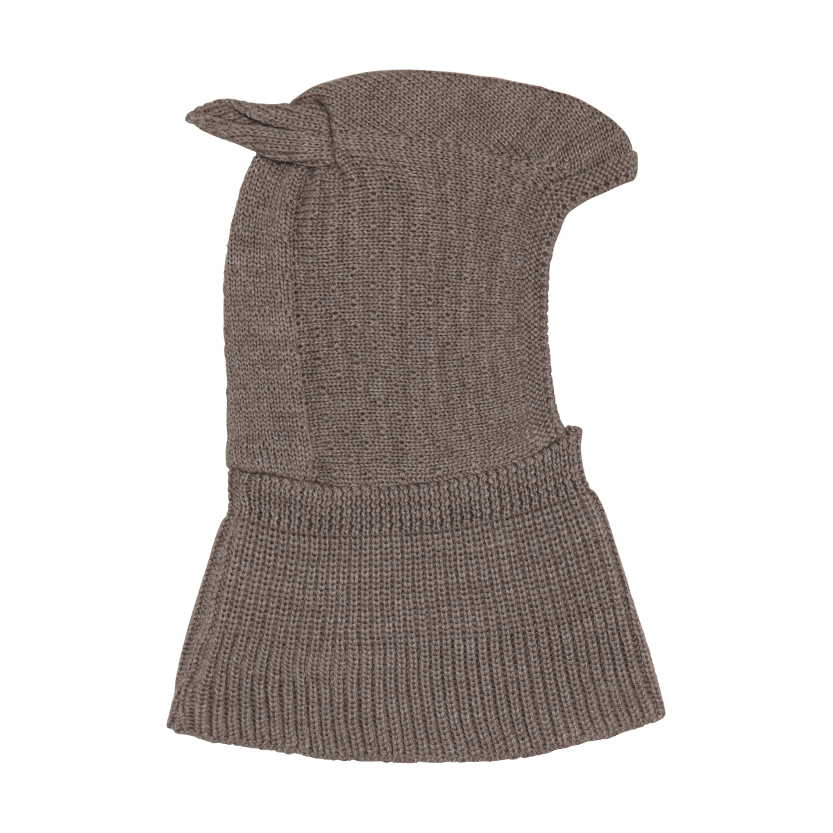 HUTTEliHUT | Balaclava Ears Wool Knit - Cinder Melange | Torgunns Barneklær AS