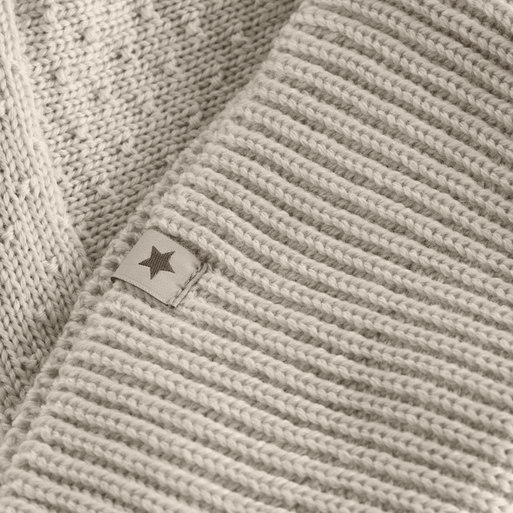 HUTTEliHUT | Balaclava Ears Wool Knit - Sand Melange | Torgunns Barneklær AS