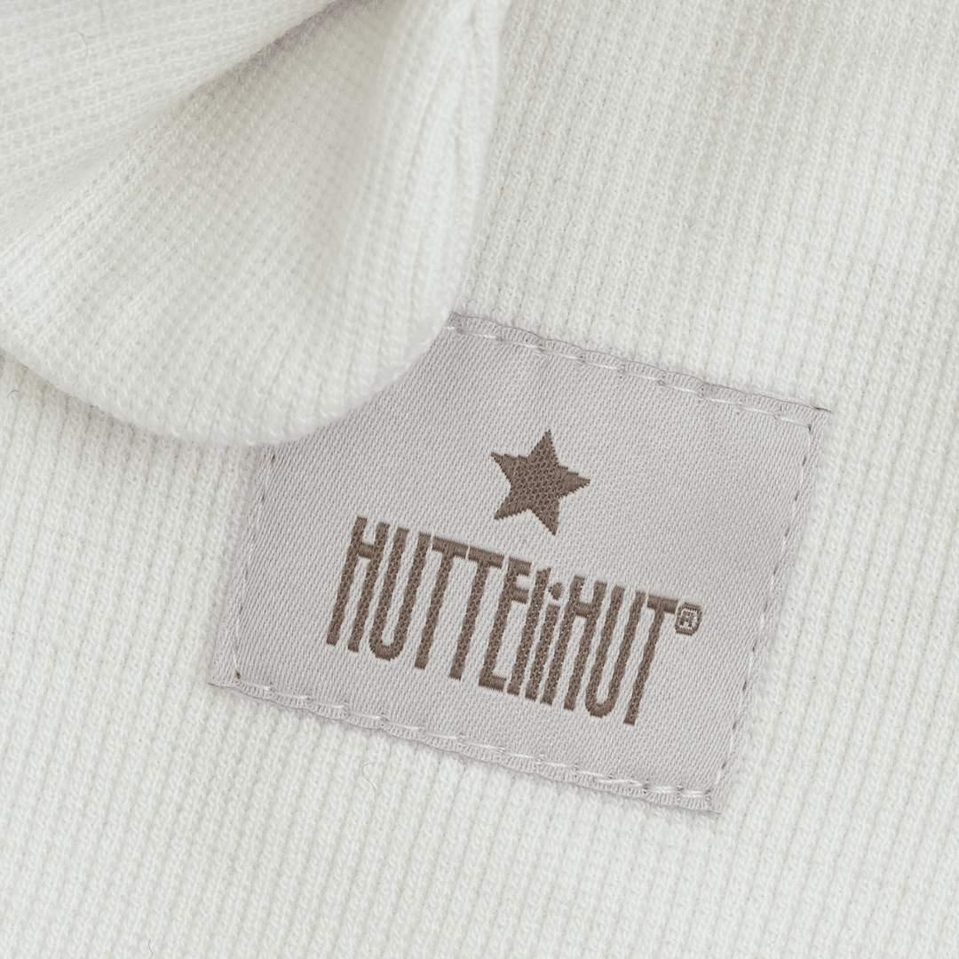 HUTTEliHUT | Balaclava Ears Wool Rib - Tofu | Torgunns Barneklær AS