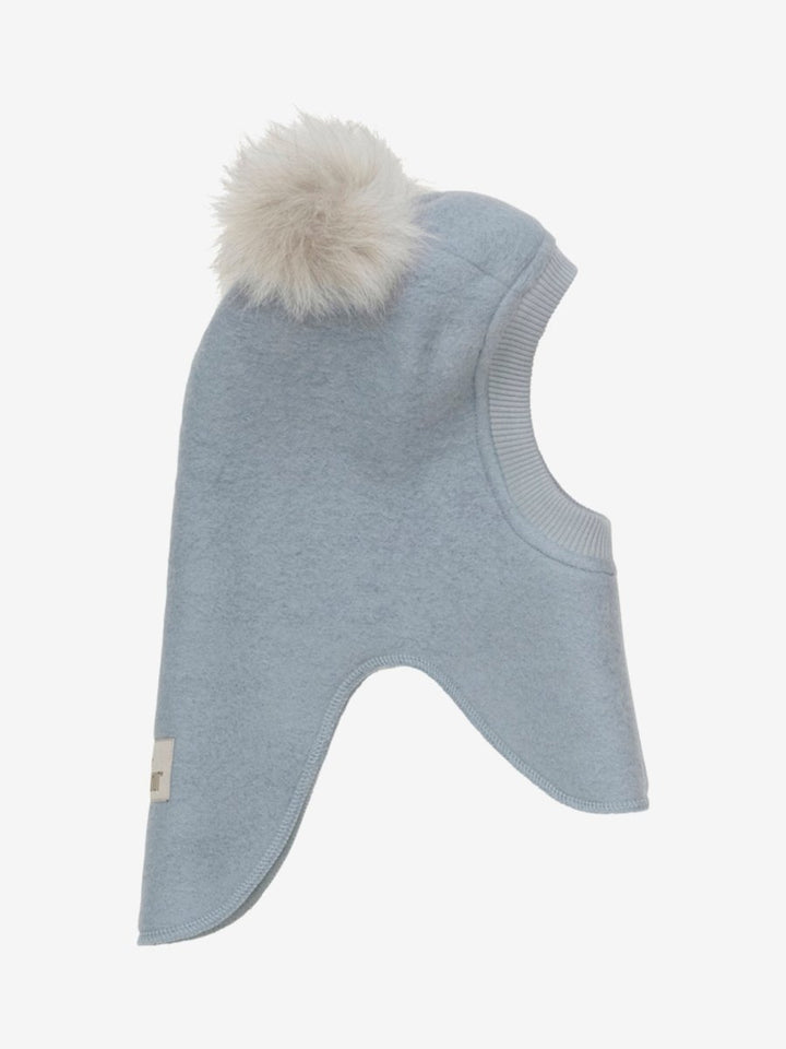 HUTTELiHUT | Balaclava Wool Alpaca Pompoms - Quarry | Torgunns Barneklær AS