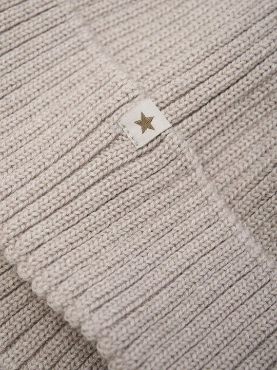 HUTTEliHUT | Beanie Wool Knit - Camel Melange | Torgunns Barneklær AS