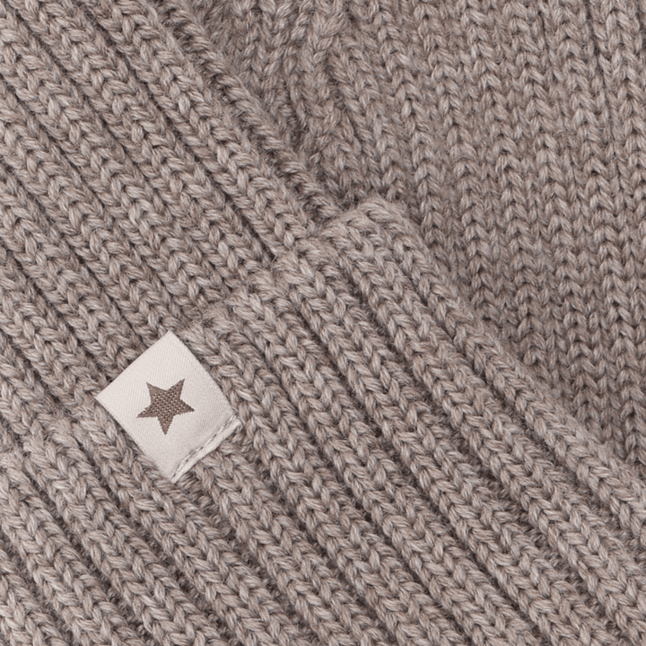 HUTTEliHUT | Beanie Wool Knit - Cinder Melange | Torgunns Barneklær AS
