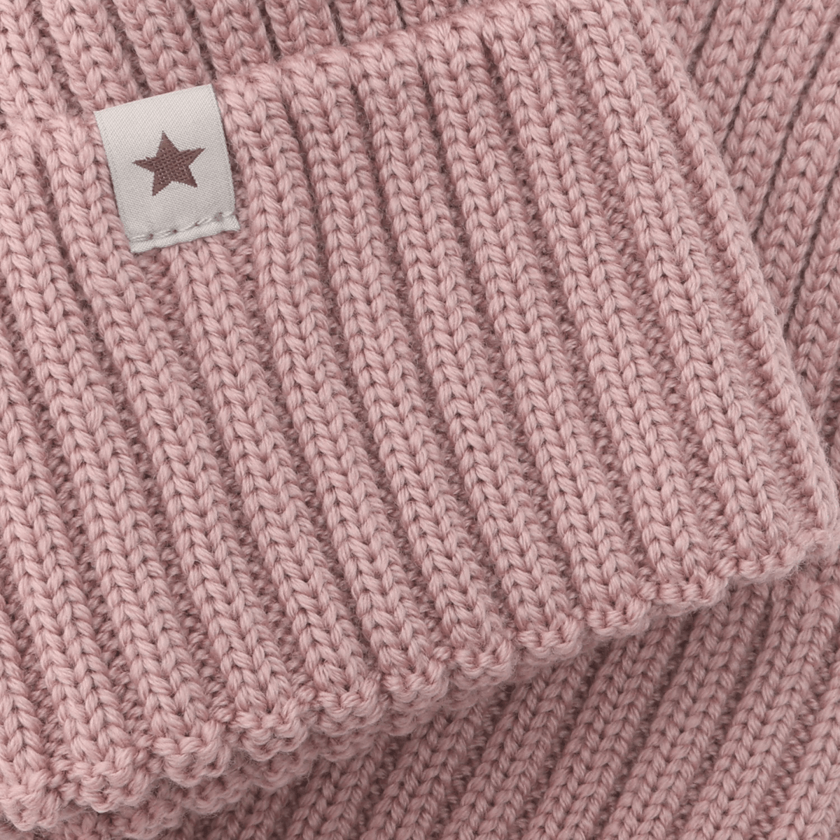 HUTTEliHUT | Beanie Wool Knit - Woodrose | Torgunns Barneklær AS
