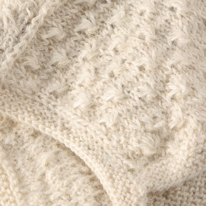 HUTTEliHUT | Bonnet Ears Alpaca Wool Knit - Offwhite | Torgunns Barneklær AS