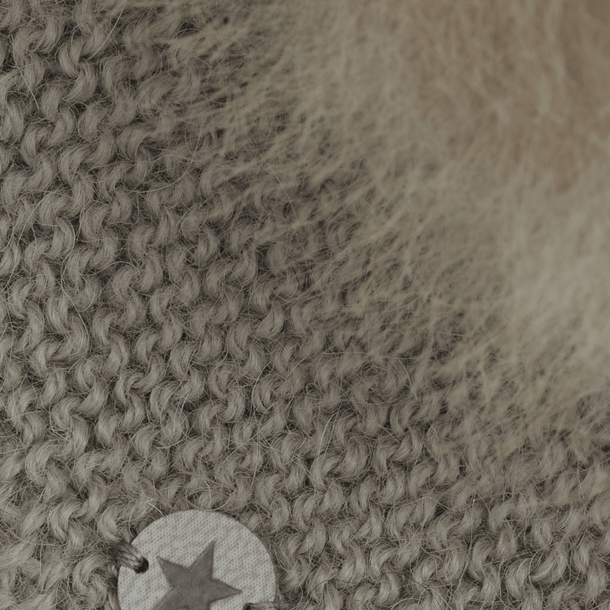 HUTTEliHUT | Bonnet Wool Knit Alpaca Pompom - Atmosphere | Torgunns Barneklær AS