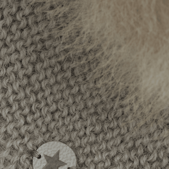 HUTTEliHUT | Bonnet Wool Knit Alpaca Pompom - Atmosphere | Torgunns Barneklær AS