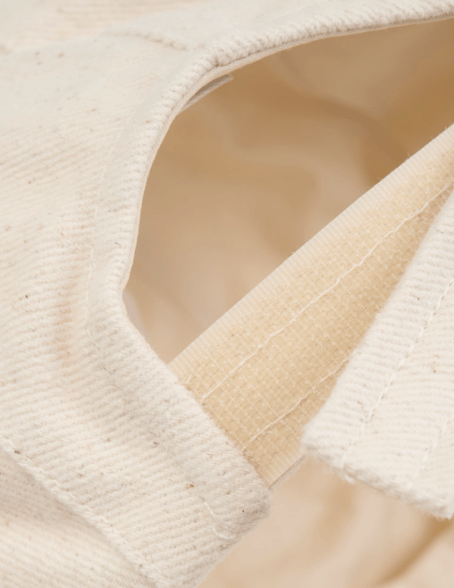 HUTTELiHUT Cap Linen Denim - Irish Cream | Torgunns Barneklær AS