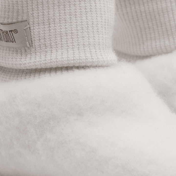 HUTTEliHUT | Footies Wool Fleece - Tofu | Torgunns Barneklær AS