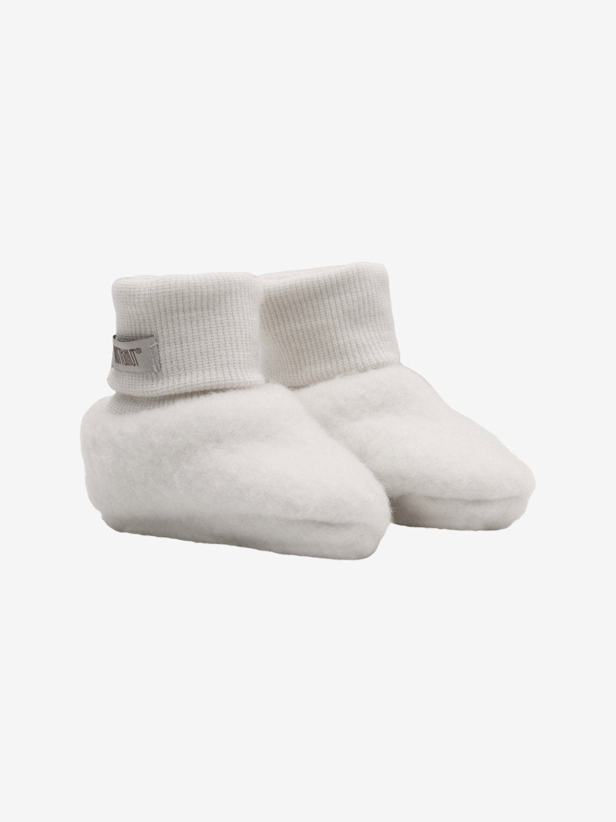 HUTTEliHUT | Footies Wool Fleece - Tofu | Torgunns Barneklær AS