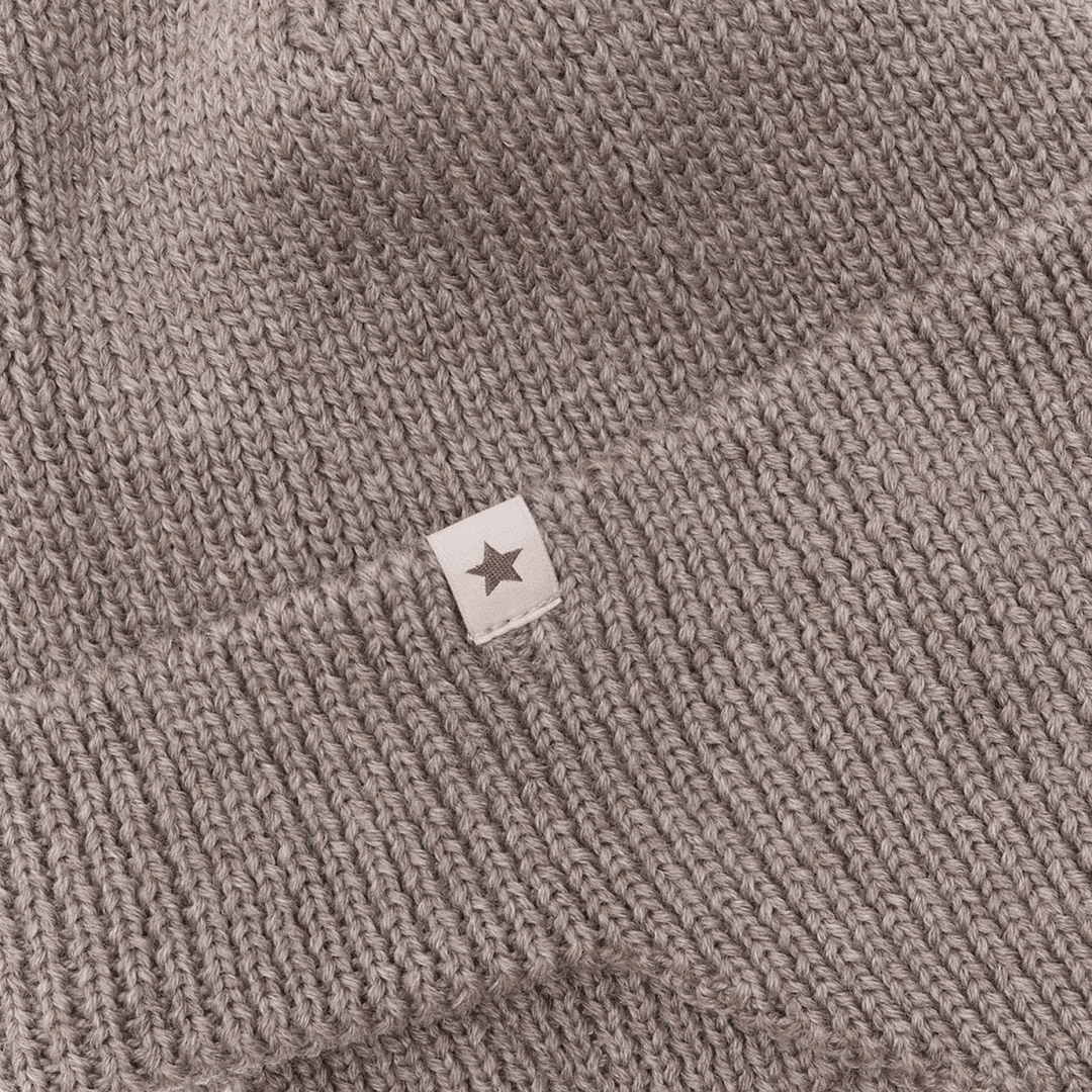 HUTTEliHUT | Hat Wool Knit Windstop - Cinder Melange | Torgunns Barneklær AS