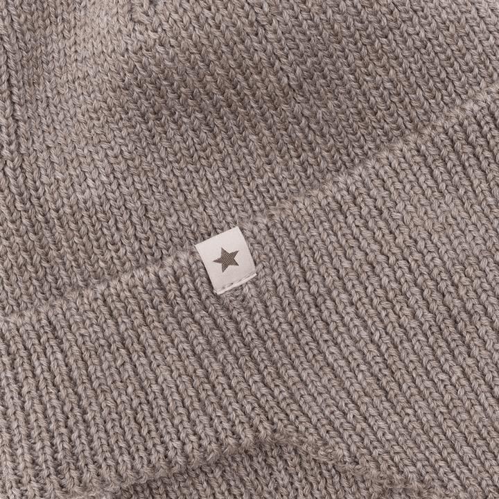 HUTTEliHUT | Hat Wool Knit Windstop - Cinder Melange | Torgunns Barneklær AS