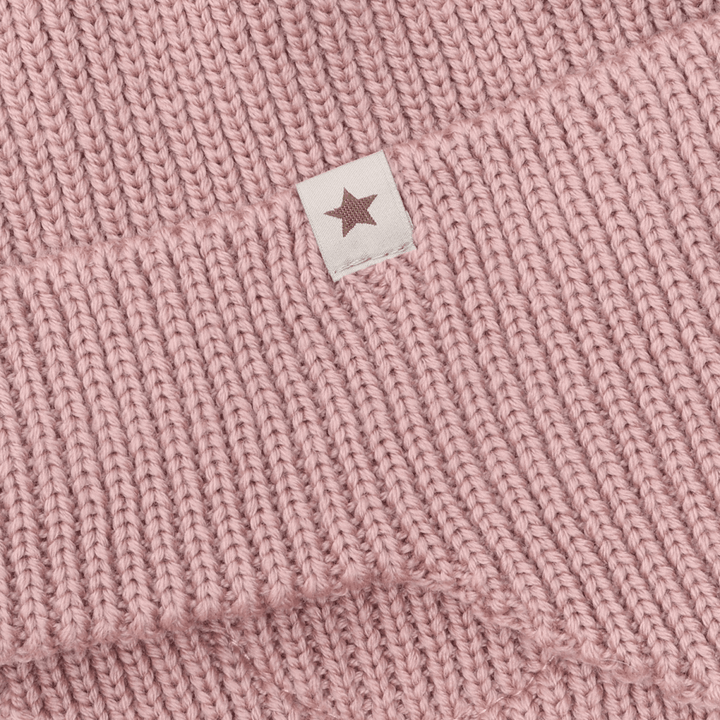HUTTEliHUT | Hat Wool Knit Windstop - Woodrose | Torgunns Barneklær AS