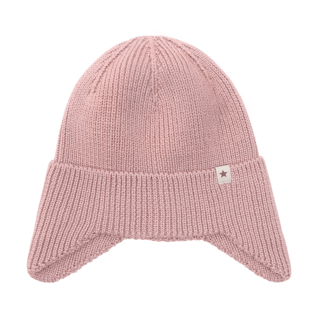 HUTTEliHUT | Hat Wool Knit Windstop - Woodrose | Torgunns Barneklær AS