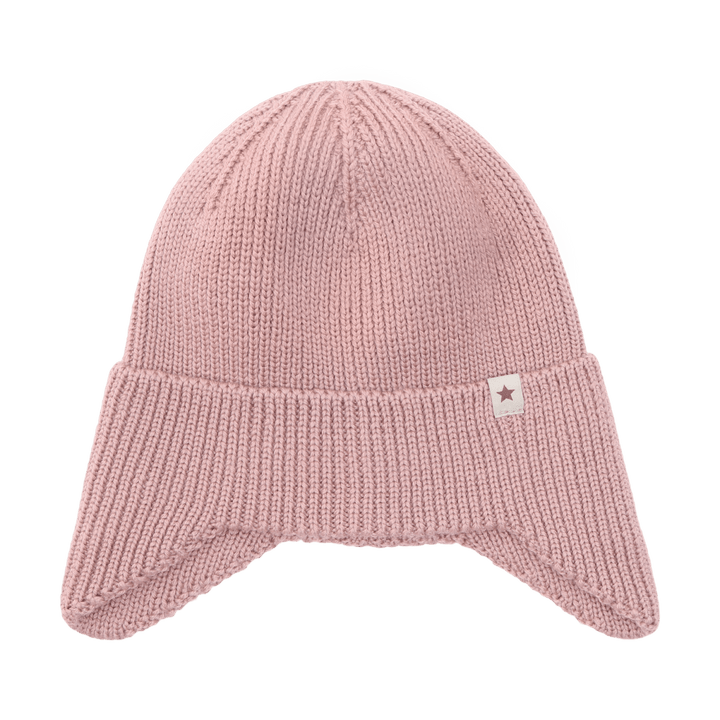 HUTTEliHUT | Hat Wool Knit Windstop - Woodrose | Torgunns Barneklær AS