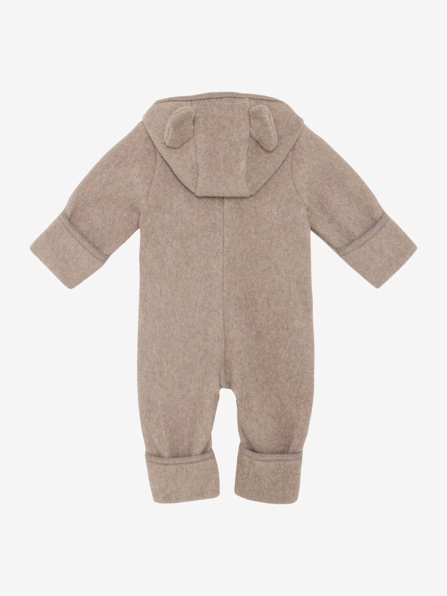 HUTTEliHUT | Heldress m/ører i bomullsfleece – Savannah Melange | Torgunns Barneklær AS