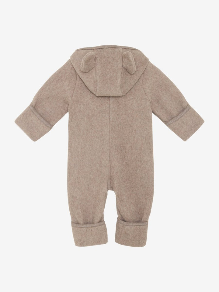 HUTTEliHUT | Heldress m/ører i bomullsfleece – Savannah Melange | Torgunns Barneklær AS