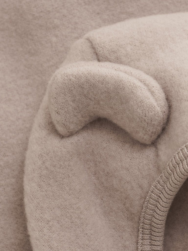 HUTTEliHUT | Jacket Ears Wool Fleece - Mahogany Rose | Torgunns Barneklær AS