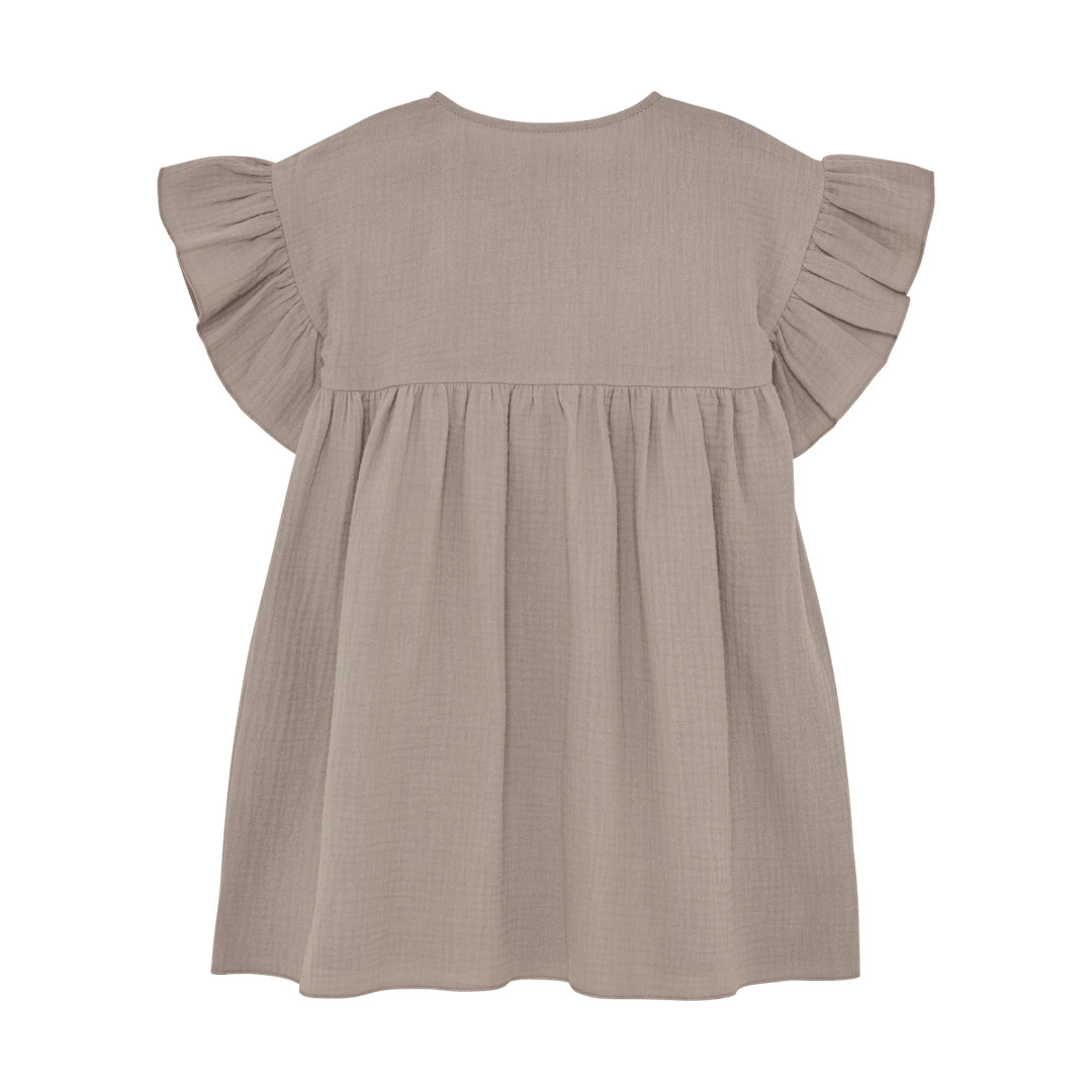 HUTTEliHUT | Musselin Kjole - Moon Rock | Torgunns Barneklær AS