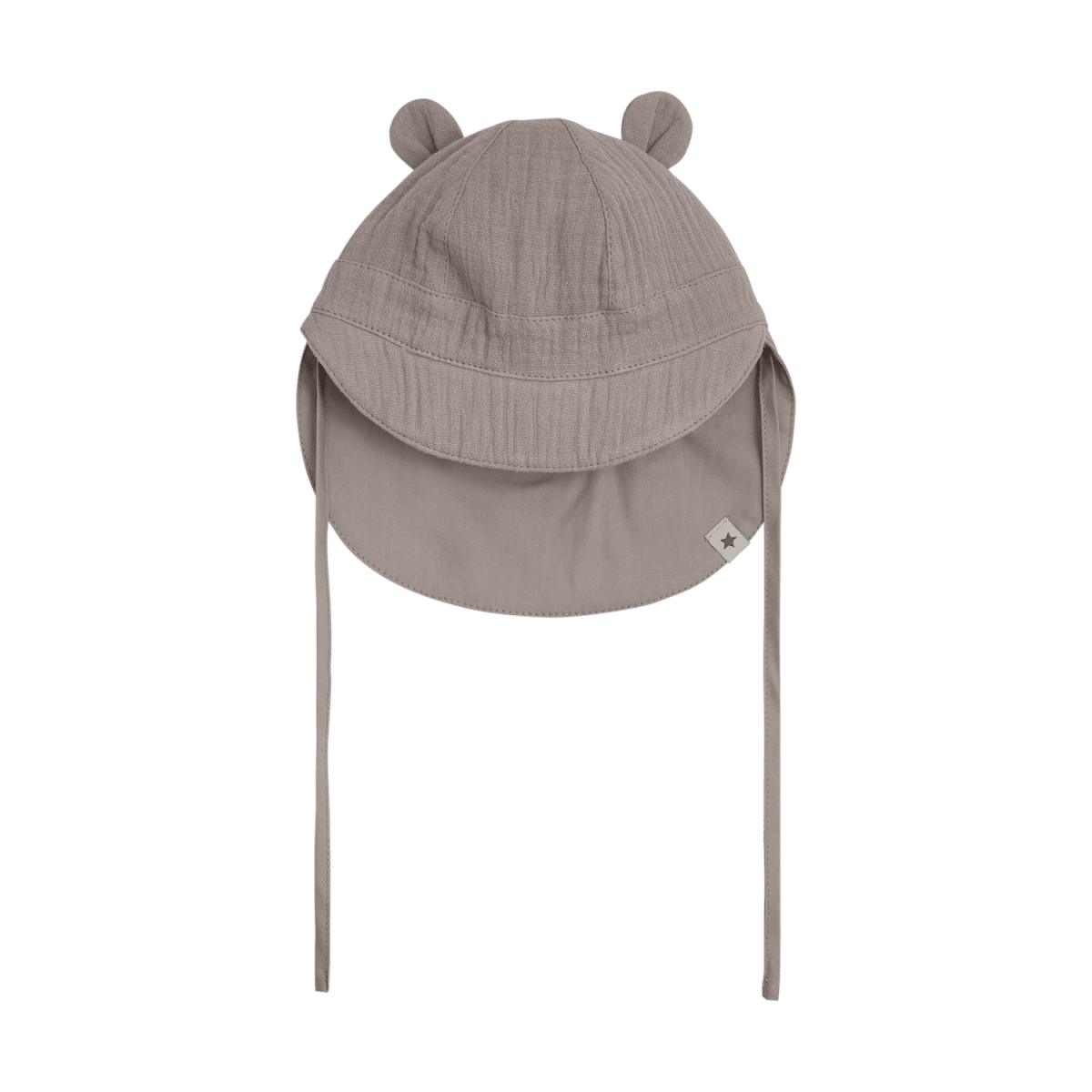 HUTTEliHUT | Sommerhatt Muslin m/ Ører - Moon Rock | Torgunns Barneklær AS