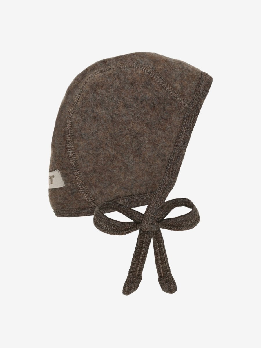 HUTTEliHUT | Ullfleece Babylue – Brown Melange | Torgunns Barneklær AS
