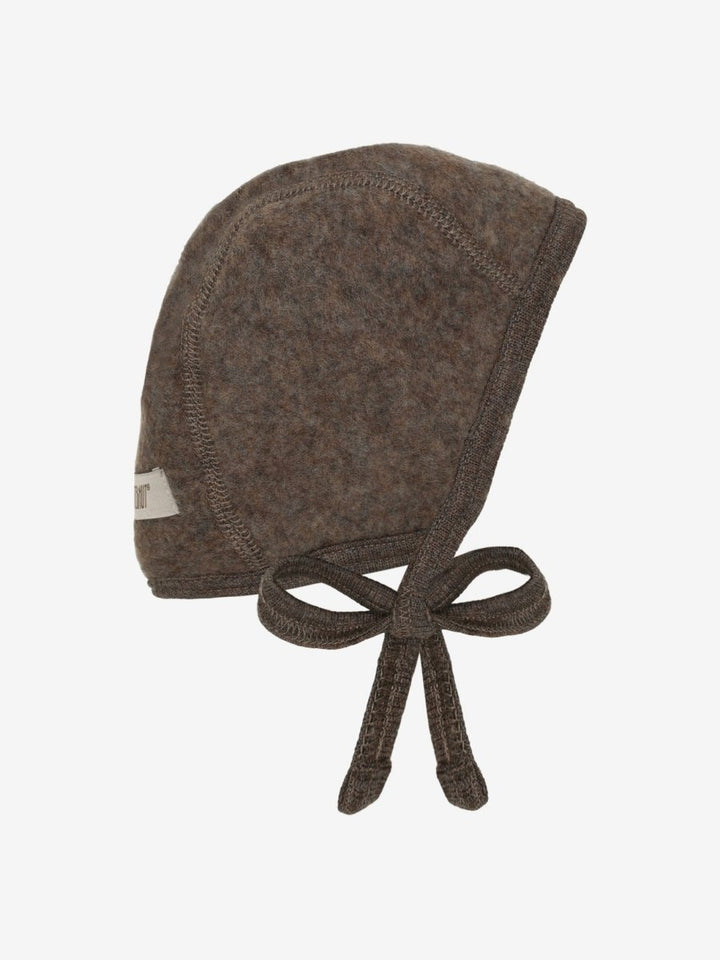 HUTTEliHUT | Ullfleece Babylue – Brown Melange | Torgunns Barneklær AS