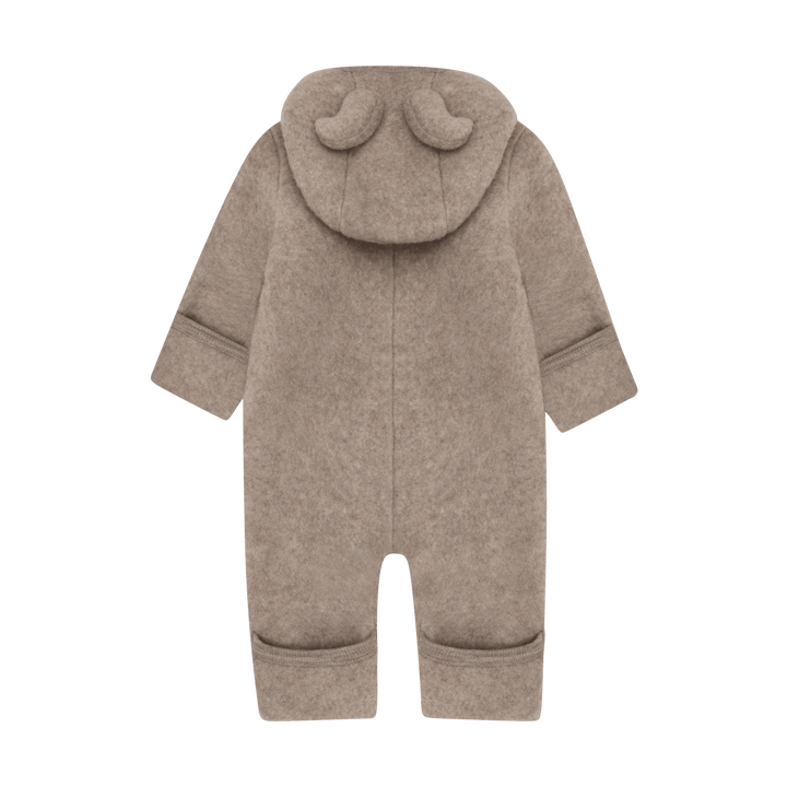 HUTTEliHUT | Ullfleece Dress med ører - Savannah Melange | Torgunns Barneklær AS