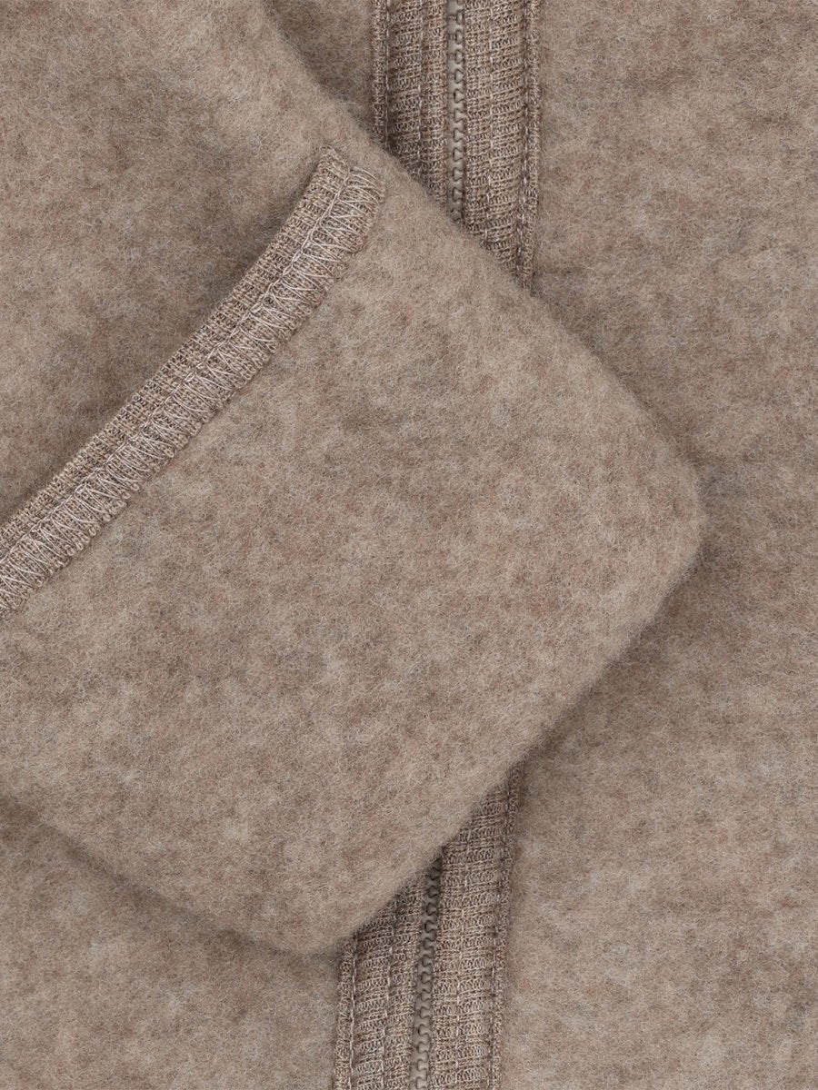 HUTTEliHUT | Ullfleece Dress med ører - Savannah Melange | Torgunns Barneklær AS