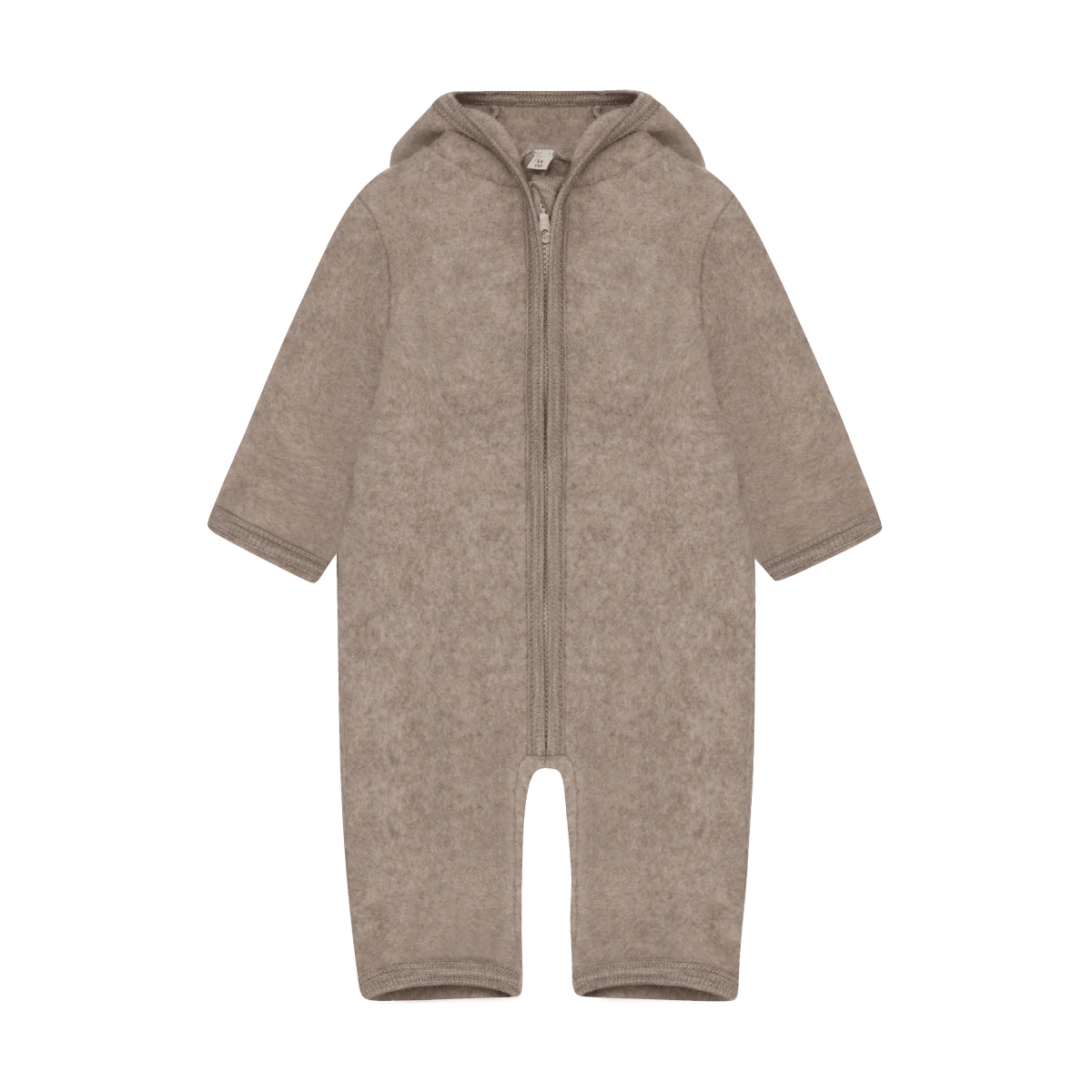 HUTTEliHUT | Ullfleece Dress med ører - Savannah Melange | Torgunns Barneklær AS