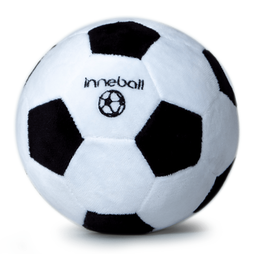 Inneball | fotball til innendørs lek - Svart &amp; Hvit | Torgunns Barneklær AS