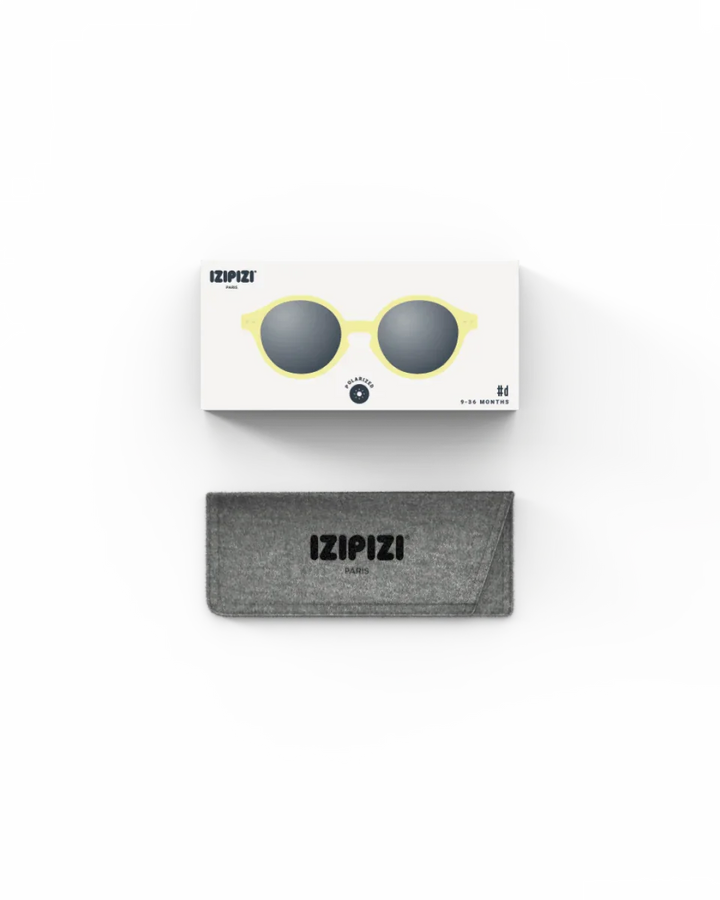 IZIPIZI baby solbriller med polariserte linser, 9-36 måneder, med bærekraftig etui