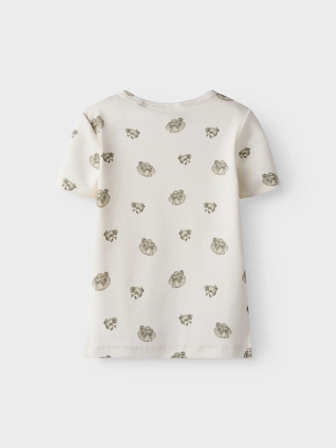 Lil' Atelier Mini GAYO SIL SS SLIM TOP - Coconut Milk | FROG - Torgunns Barneklær AS