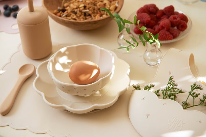 Jack o Juno | Bowl & Spoon Set - Poppy in Bloom | Torgunns Barneklær AS
