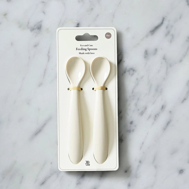 Jack o Juno | Feeding Spoons (2-pack) - Cream | Torgunns Barneklær AS