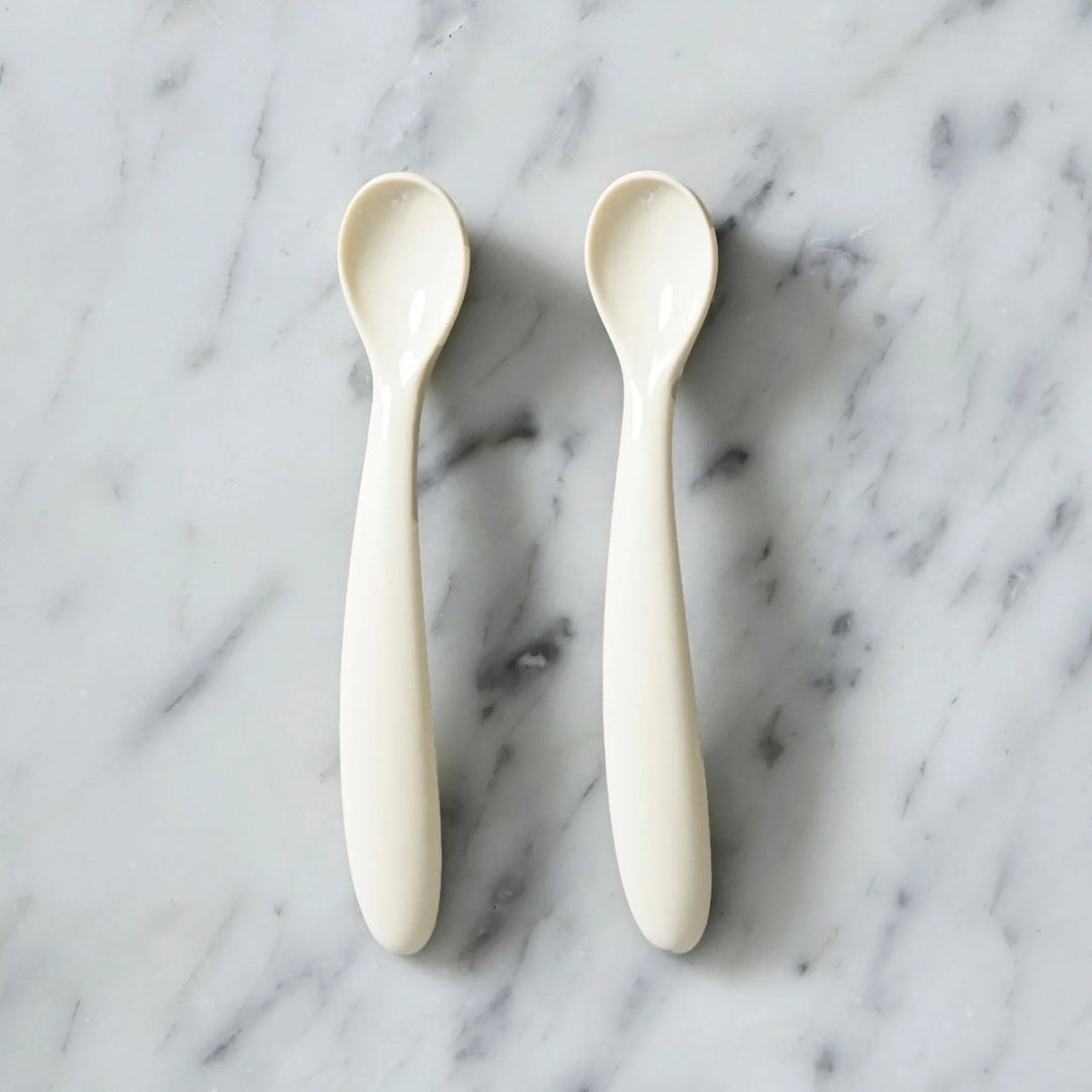 Jack o Juno | Feeding Spoons (2-pack) - Cream | Torgunns Barneklær AS