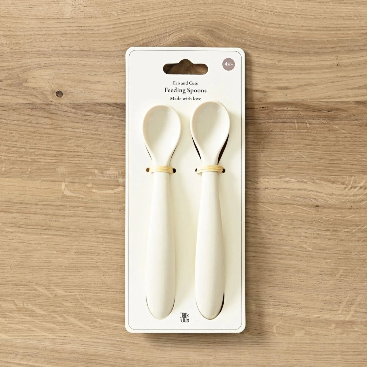 Jack o Juno | Feeding Spoons (2-pack) - Cream | Torgunns Barneklær AS
