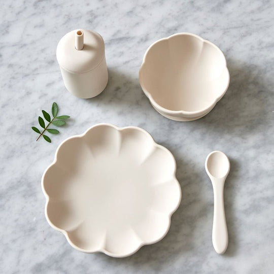 Jack o Juno | Little Poppy Dining Set - Cream | Torgunns Barneklær AS