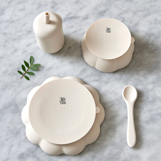 Jack o Juno | Little Poppy Dining Set - Cream | Torgunns Barneklær AS