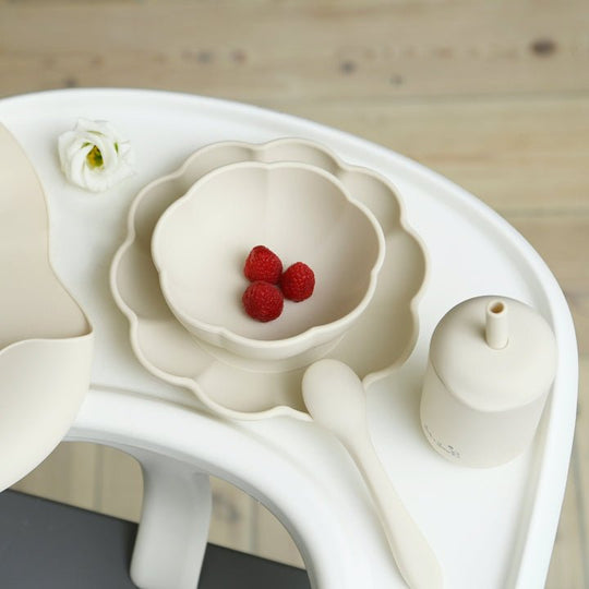 Jack o Juno | Little Poppy Dining Set - Cream | Torgunns Barneklær AS