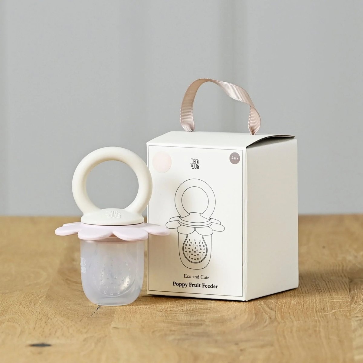 Jack o Juno | Poppy Fruit Feeder - Cream & Light Pink | Torgunns Barneklær AS
